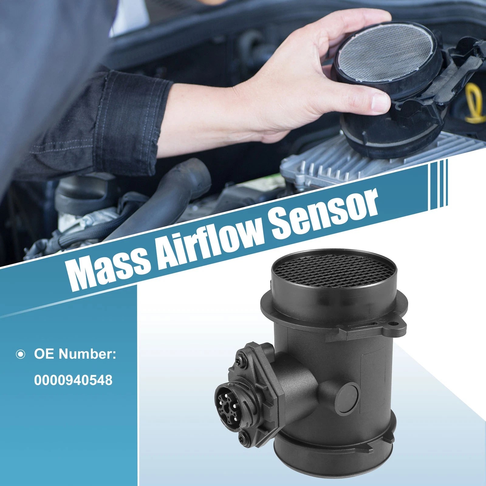 Mass Air Flow Sensor OEM Replacement for Mercedes-Benz E320 (1994–1996)