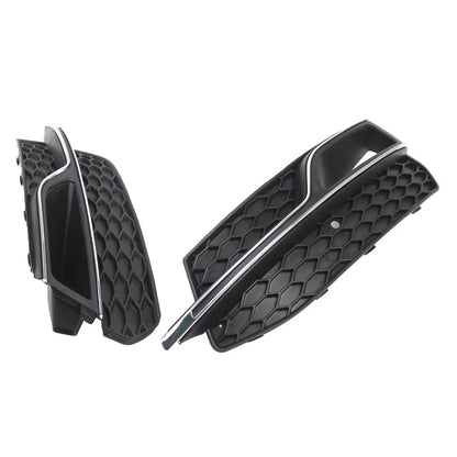 1 Pair Front Fog Light Bezel Honeycomb Grille for Audi A3 S3 (2013–2017)