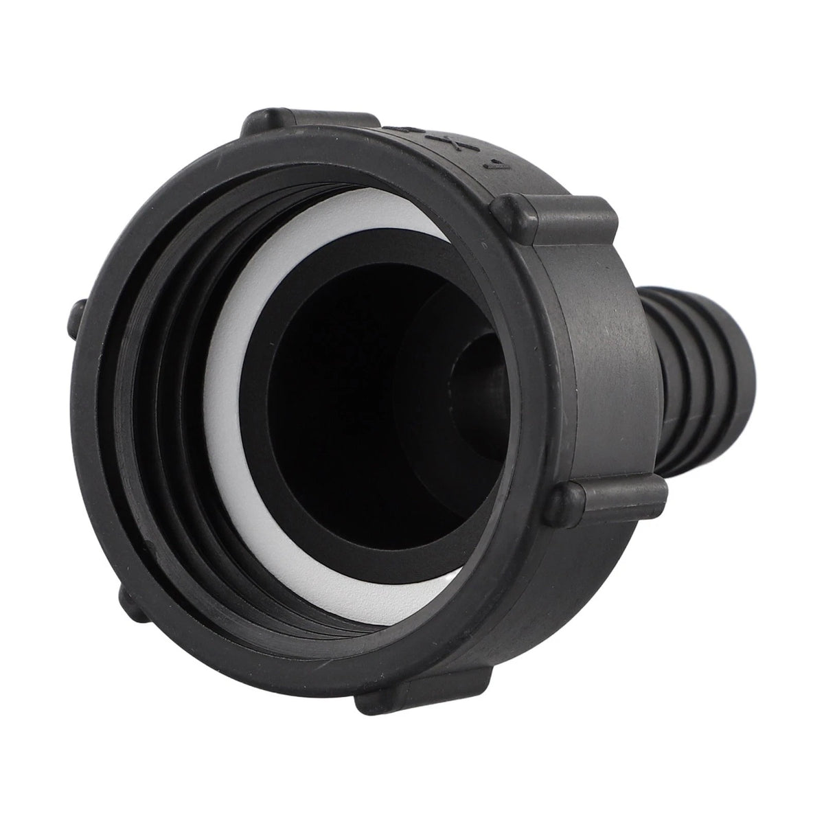 IBC Tank Adapter for Garden Hose (Plastic, Black)