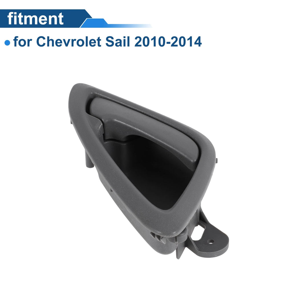 Front Driver Side Interior Door Handle for Chevrolet Sail (2010–2014) Gray