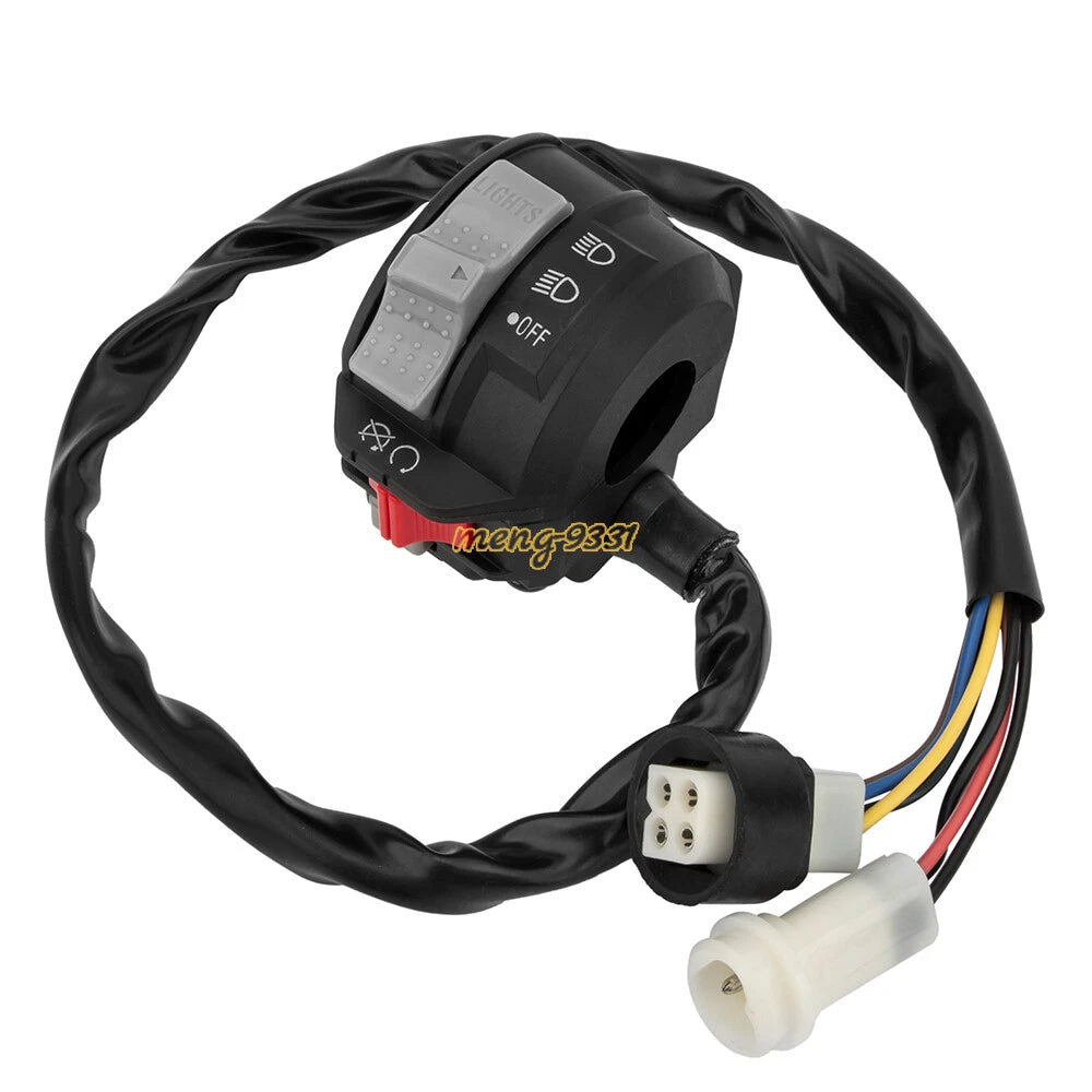 Left Handlebar Start Kill Switch for Yamaha Warrior 350 (1987–1996)