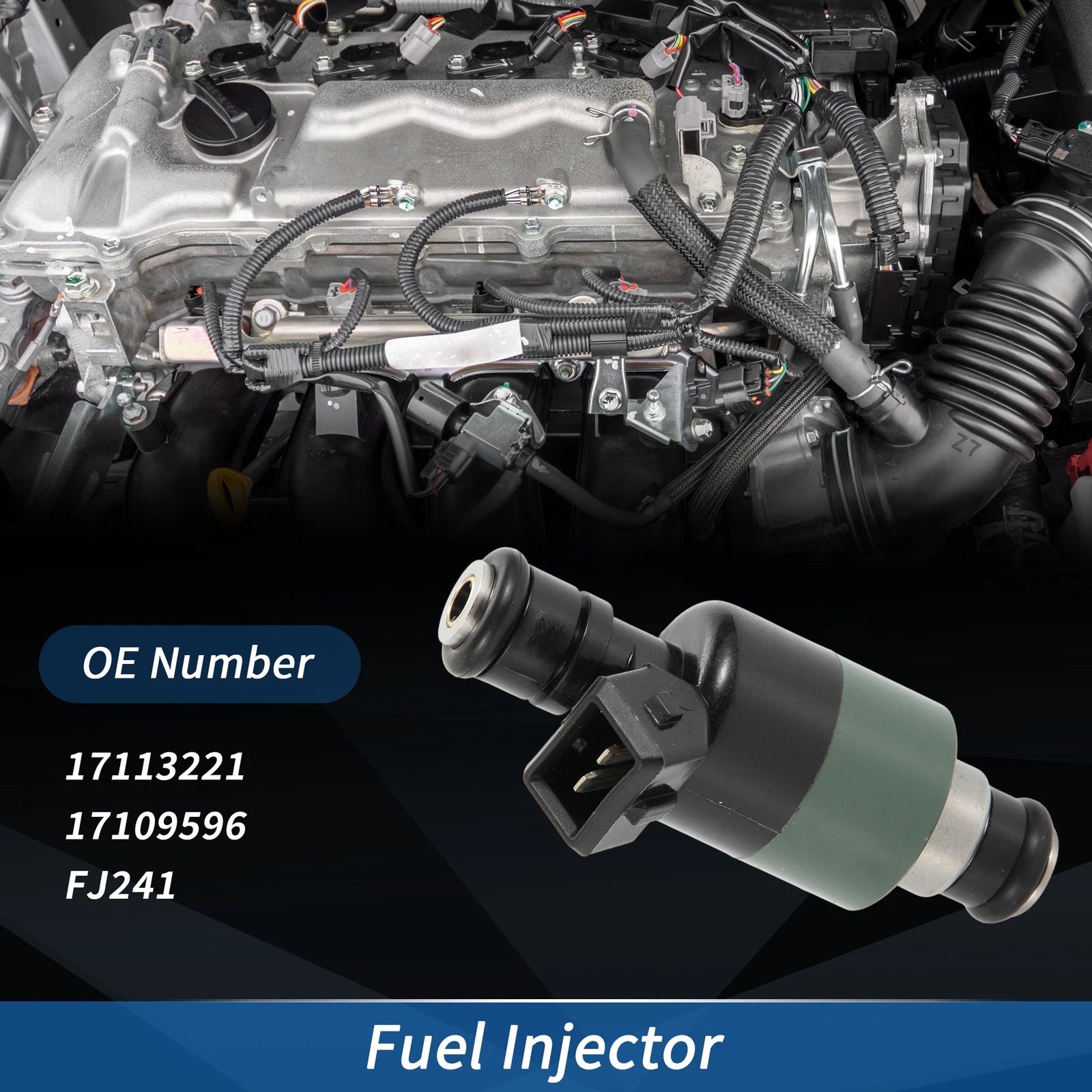 Fuel Injector Replacement for Chevrolet C2500 C3500 K2500 K3500 7.4L (1996–2000)