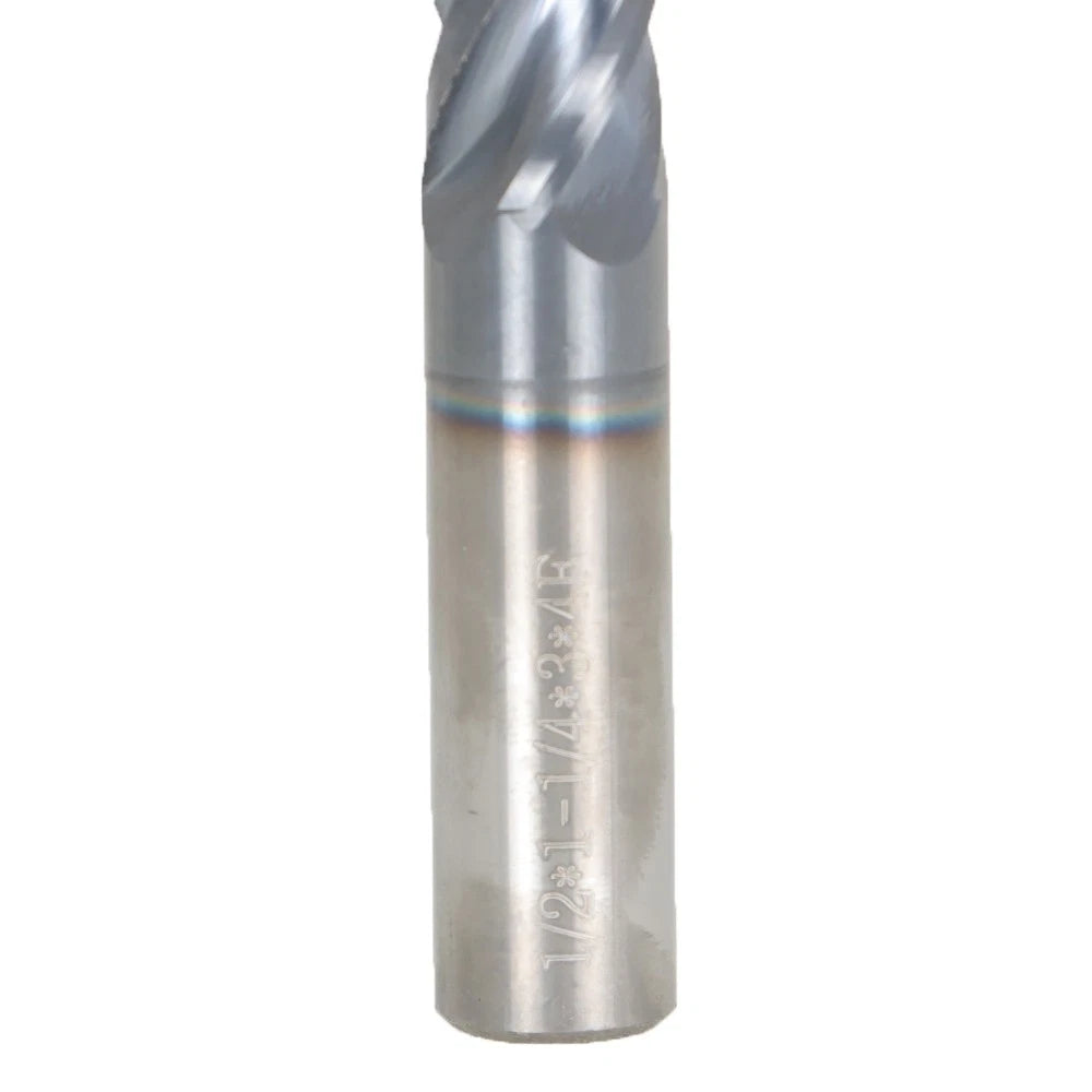 1/2" 4 Flute Variable Helix Carbide End Mill - .030 Radius