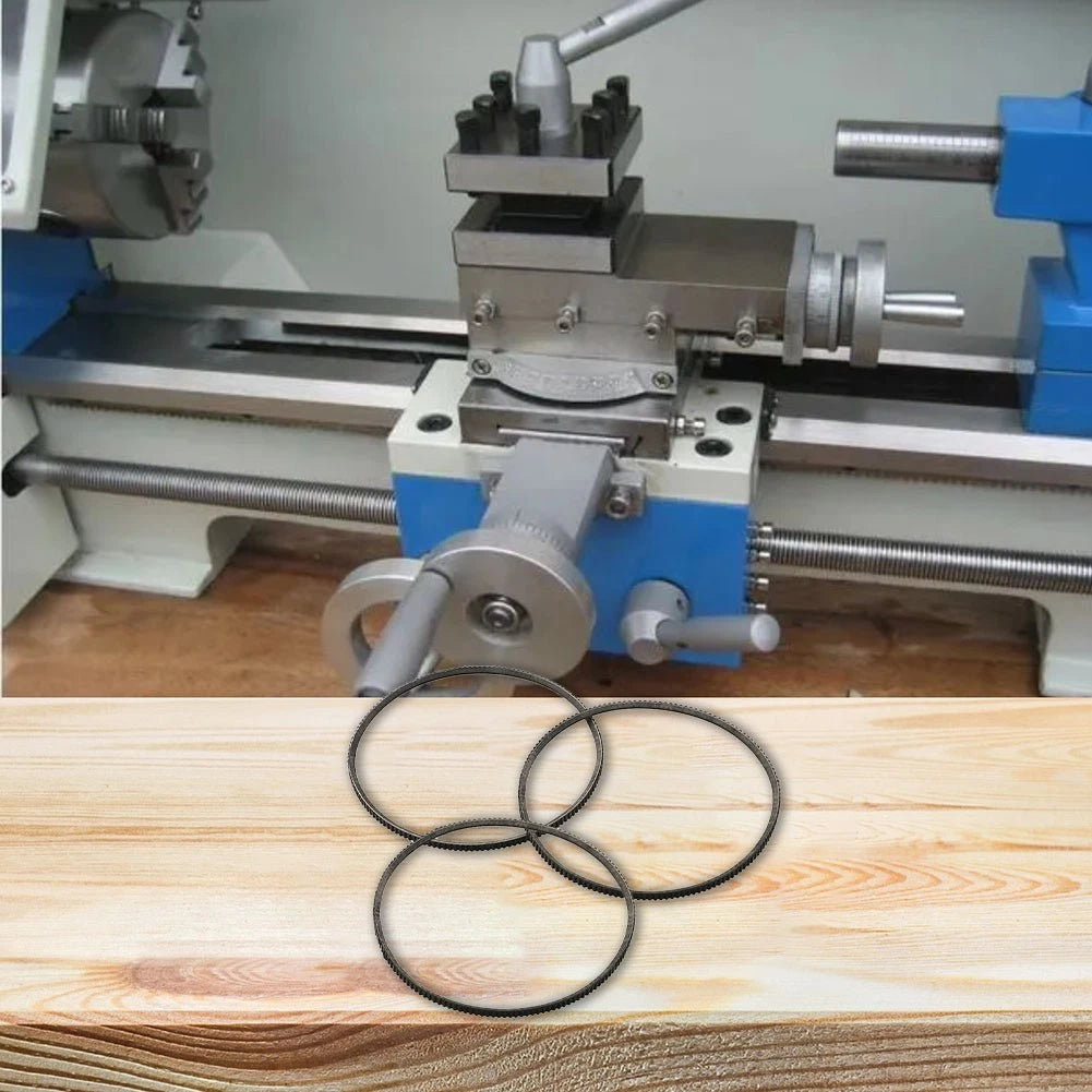 Set of 3 Lathe Belts for Harbor Freight (No Part Numbers Supplied)