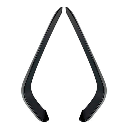 Front Fog Light Lamp Strip Trim for VW Passat Variant B8 (2017–2018) Glossy Black