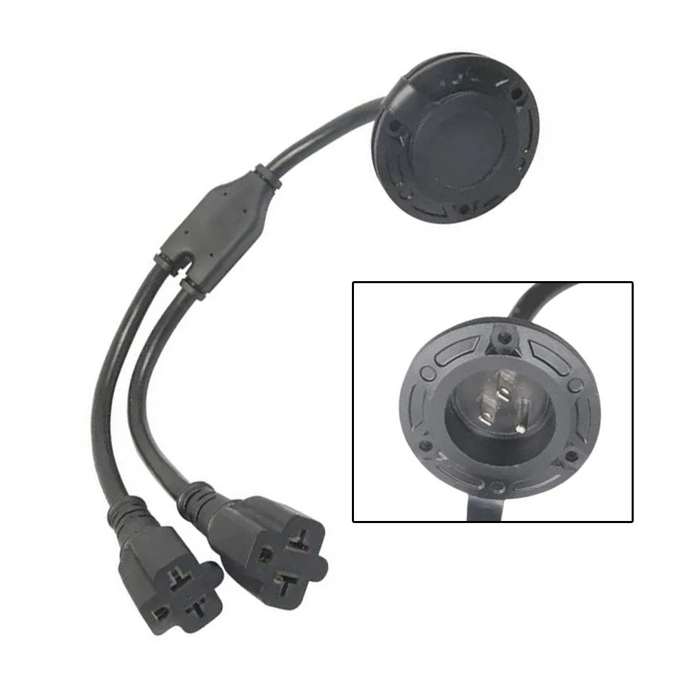5-in-1 AC Adapter for Marine Power Cord (Weather Resistant, Flush-Mount)