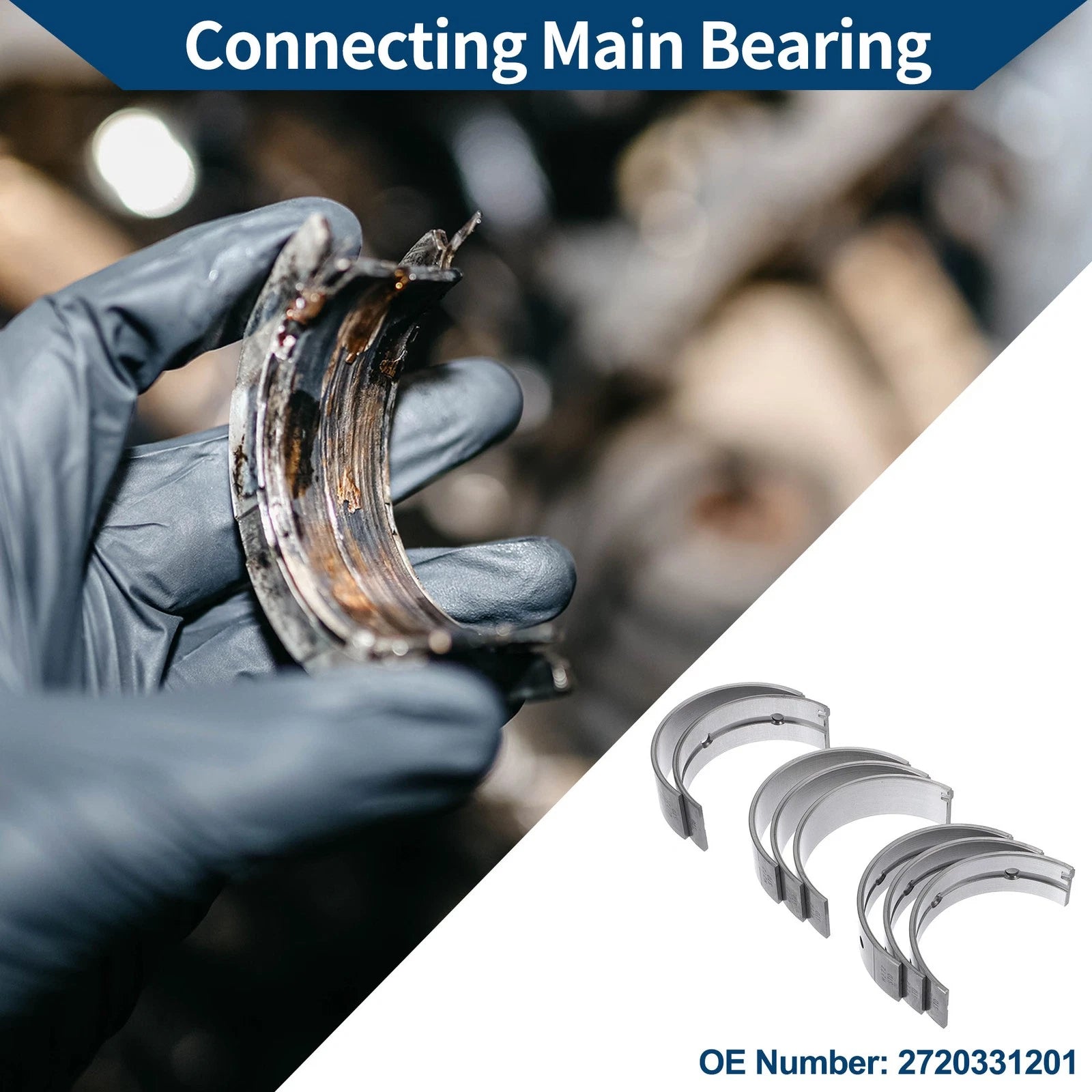 Main Bearing Set Replacement for Mercedes-Benz C230 (2006–2009)