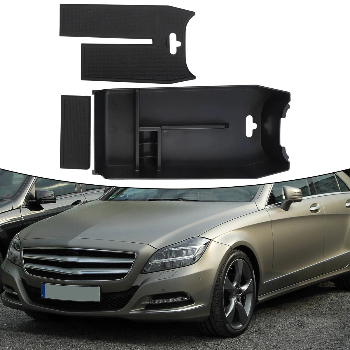 Armrest Storage Box for Mercedes CLS C218 (2012–2017)