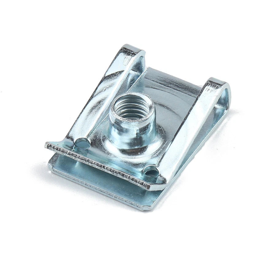 120Pcs Stainless Steel U-Nut Speed Fasteners for Universal (M5, M6)