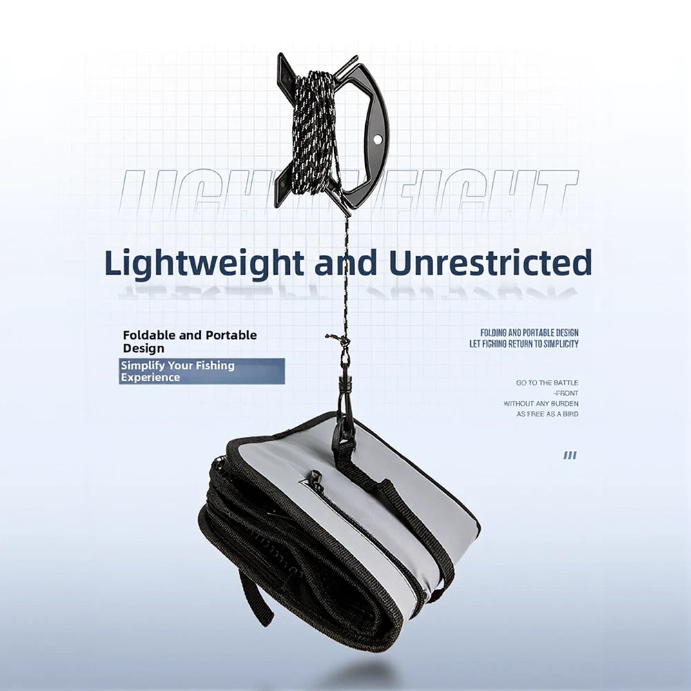 Lightweight Fishing Basket with Floatable Mesh 45x26x26cm