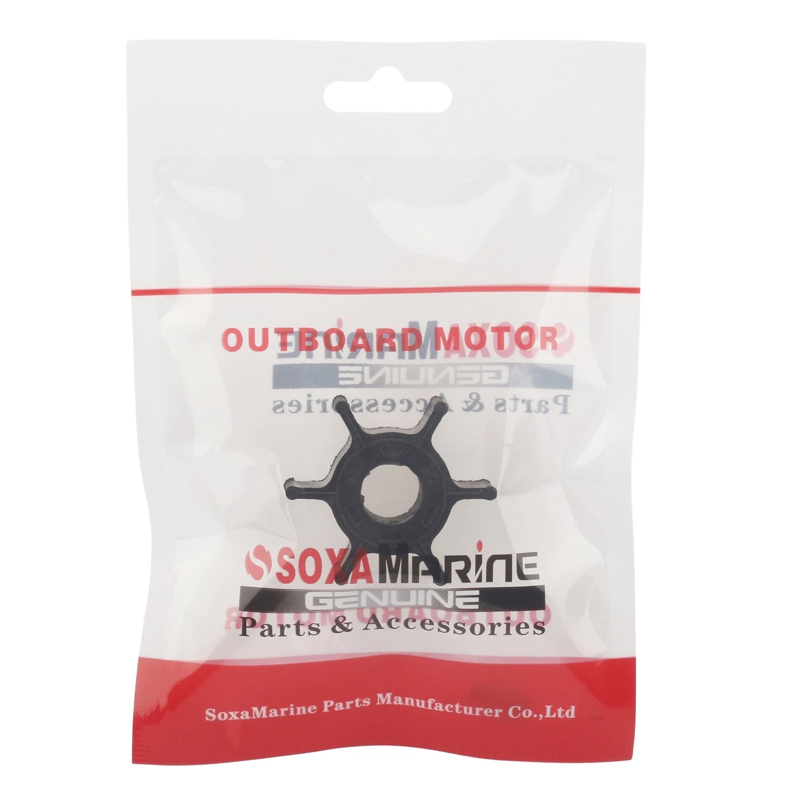 Outboard Water Pump Impeller & Key for Yamaha 6HP 8HP (6G1-44352-00, 18-3066)