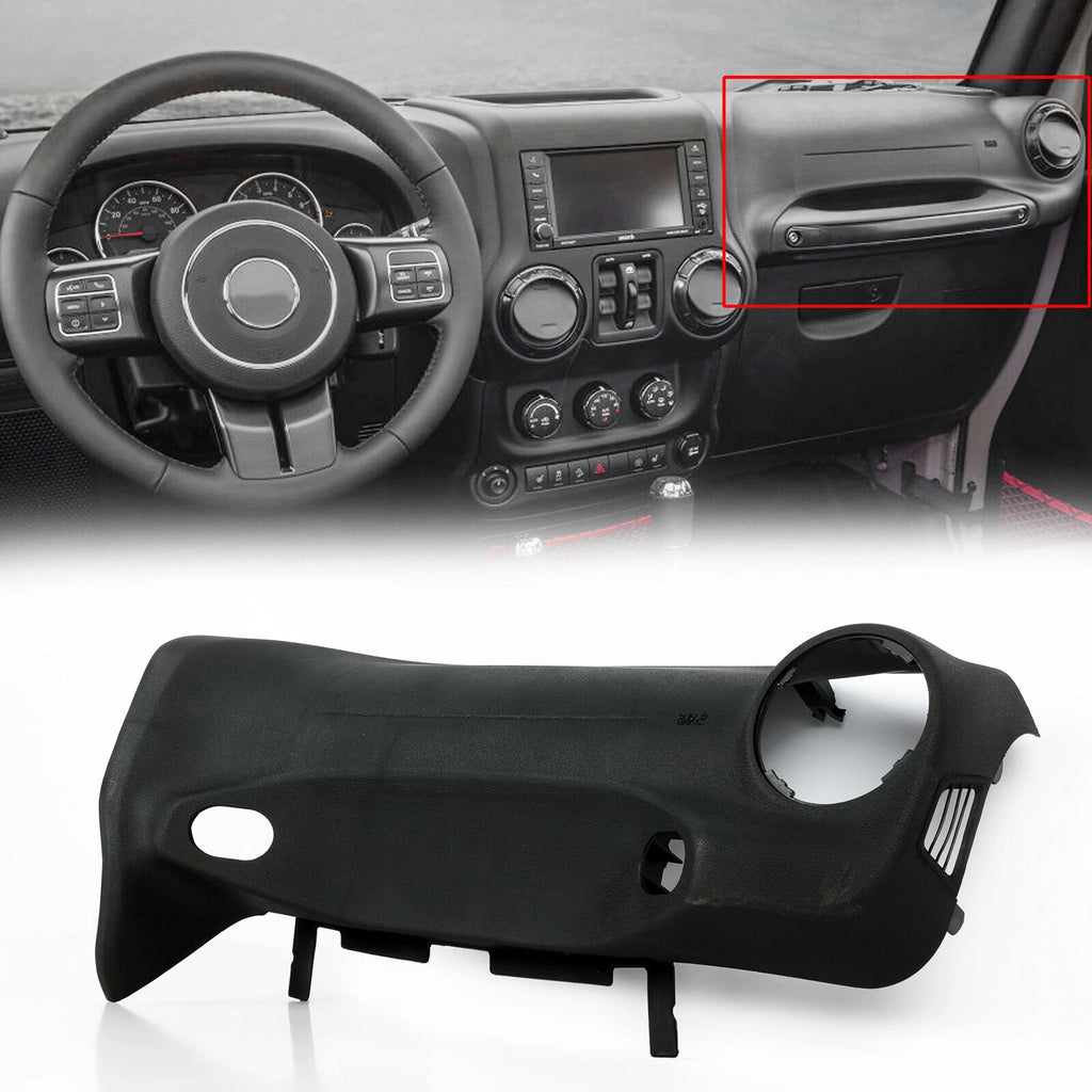 Dash Cover Trim Panel for Jeep Wrangler JK (2015–2018)