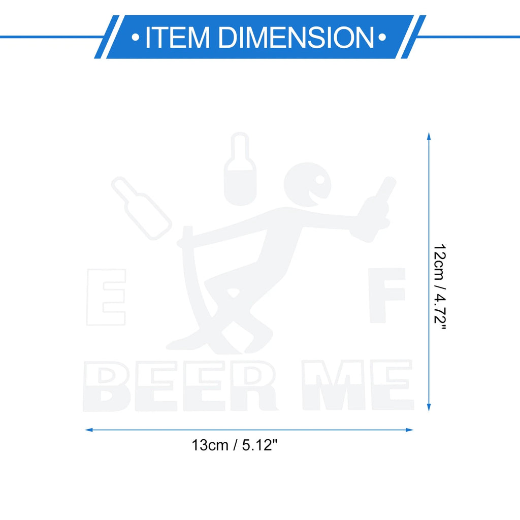Reflective Bumper Decal for Universal Fit (Low Oil Level)