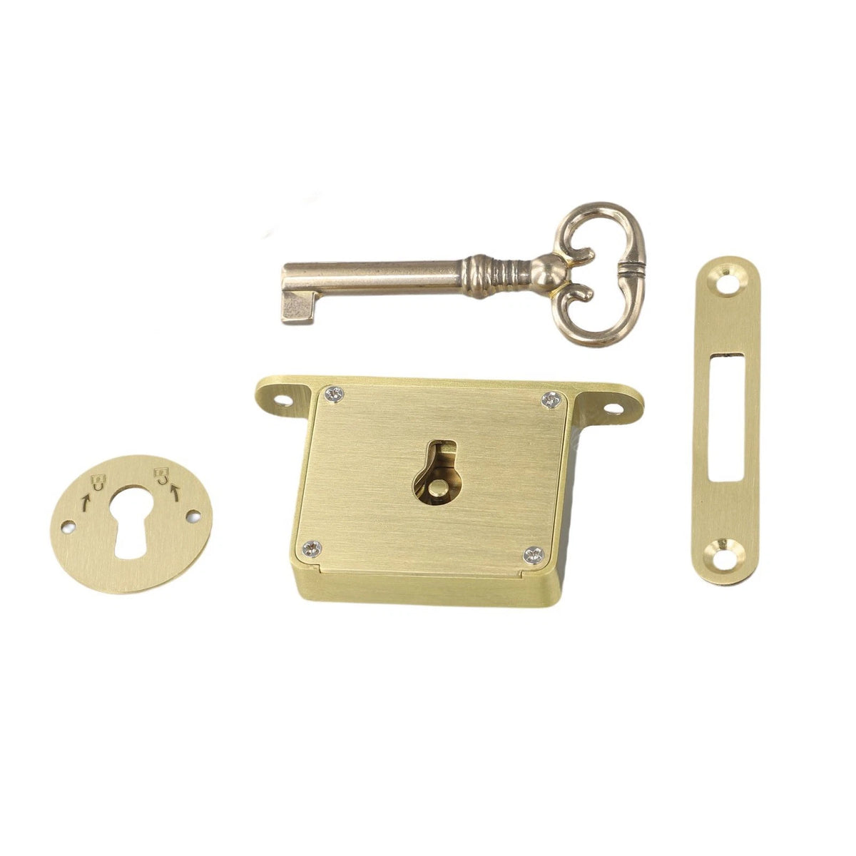 Brass Drawer Lock for Cabinets (Smooth Operation)