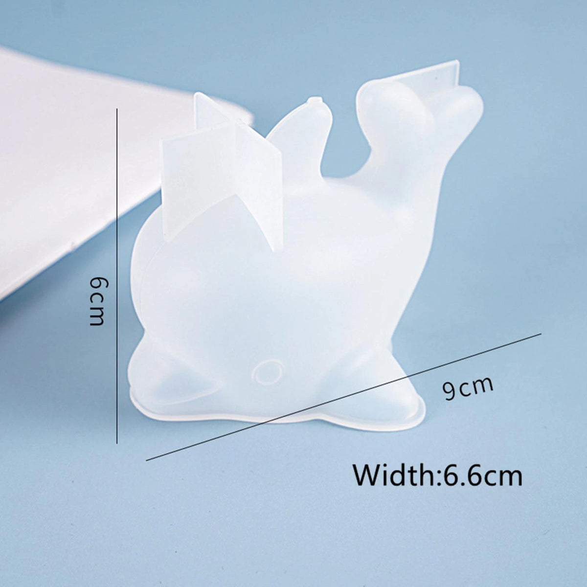 3D Dolphin Silicone Mold for Jewelry Making (DIY Tool)