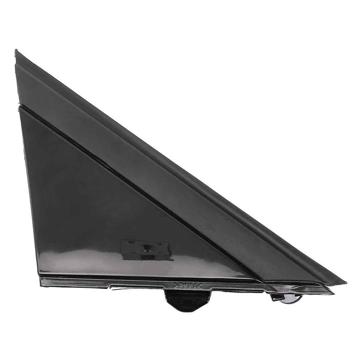 Gloss Black Door Mirror Flag Cover for Fiat 500 (2012–2019) Left+Right Pair