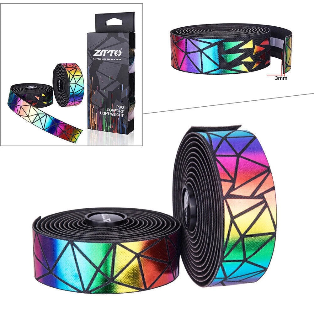 Reflective Handlebar Tape for Road Bicycle (EVA/PU, Waterproof, Colorful)