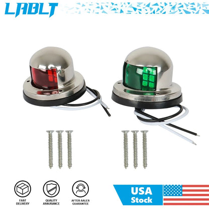 LED Bow Navigation Lights for Marine Boat Pontoon (12V)