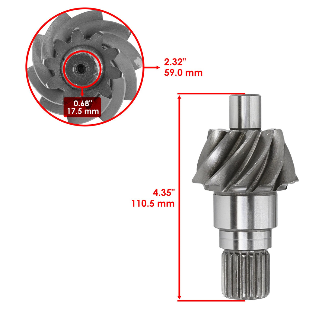 Rear Differential Gear Pinion Bearing Seal Replacement for Can-Am Commander 1000R (2018–2019)