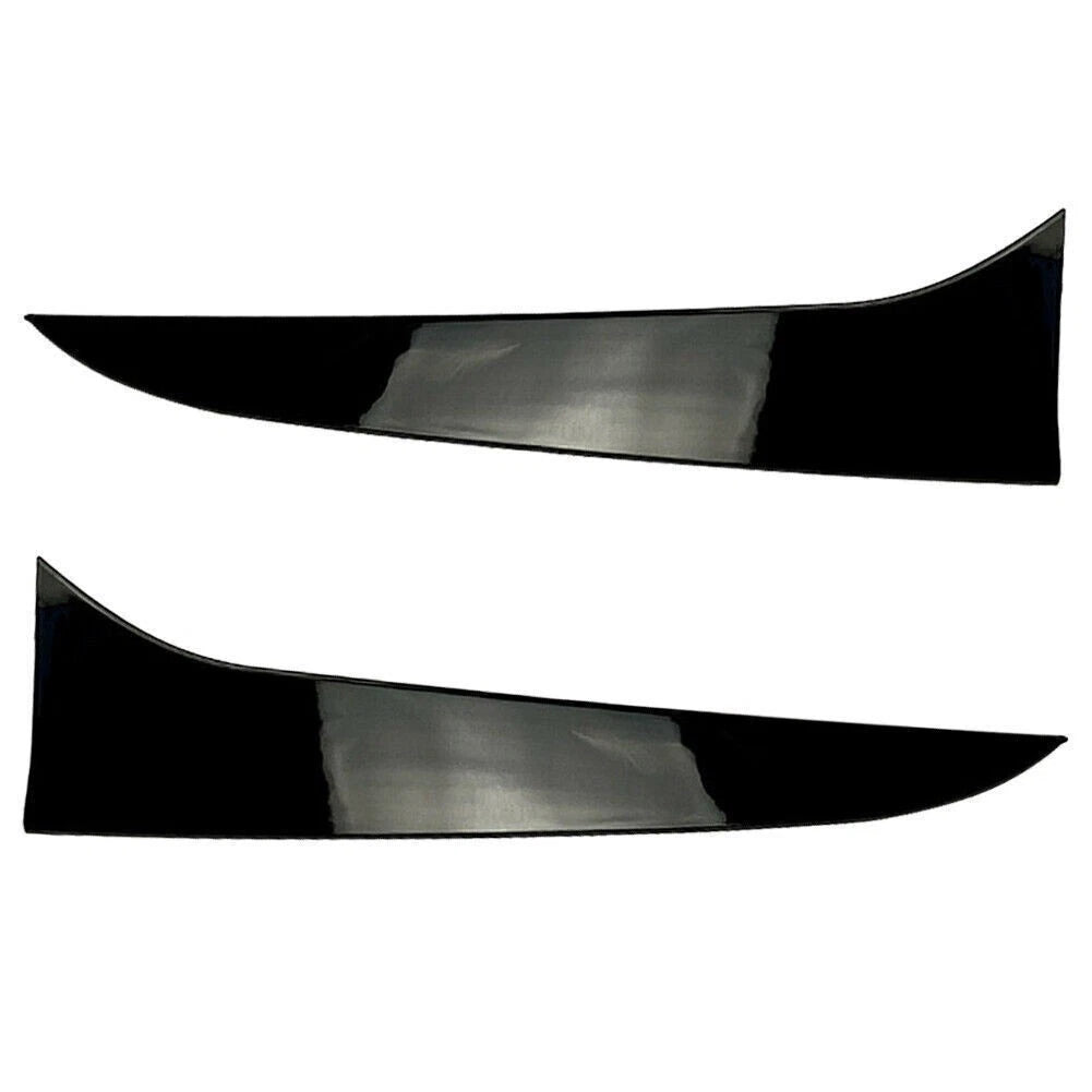 Rear Window Side Spoiler Canard Splitter Trim for BMW X1 E84 (2009–2015) Gloss Black