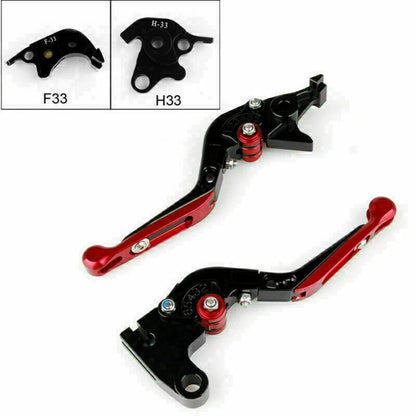 Adjustable Brake Clutch Levers for Honda CBR1000RR (2008–2023) Red T9