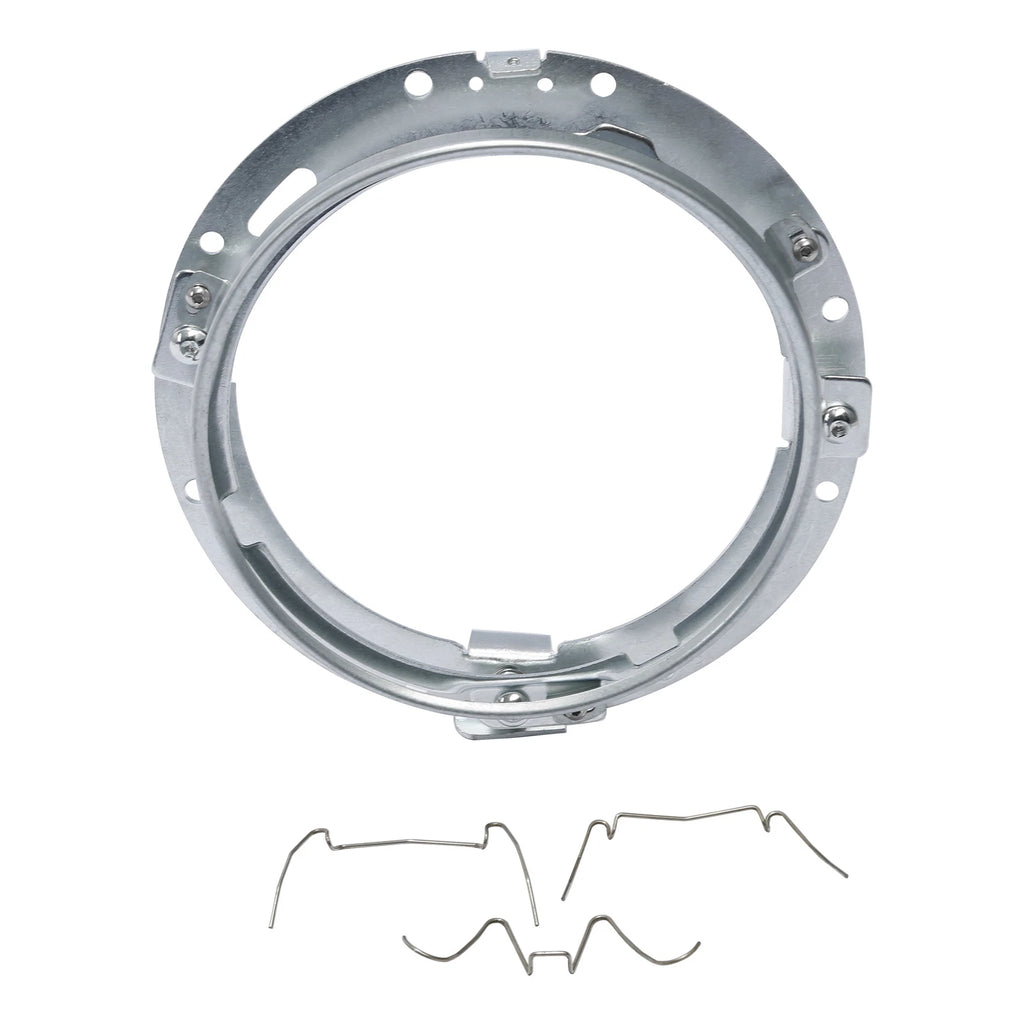 7" HID LED Headlight Mounting Ring Bracket for Harley Touring Softail