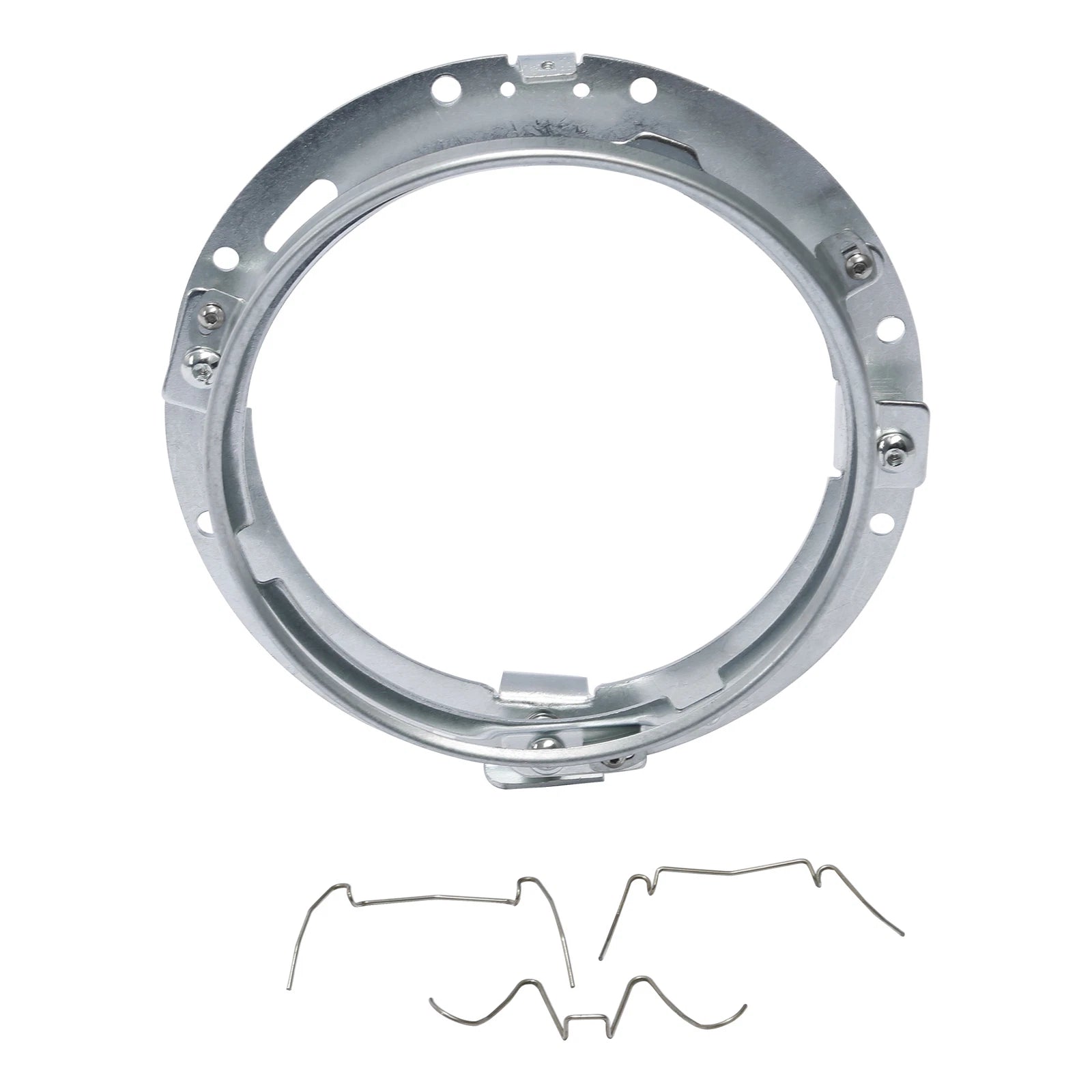 7" HID LED Headlight Mounting Ring Bracket for Harley Touring Softail