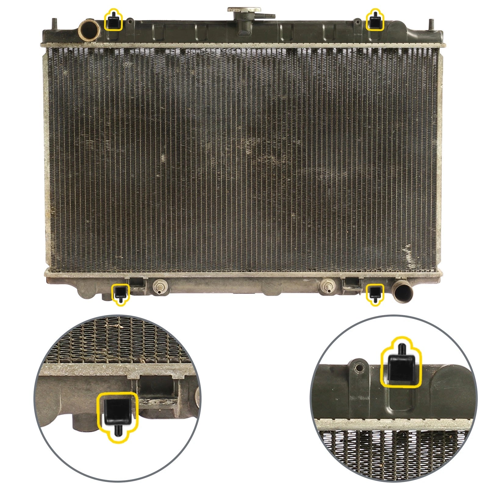 Engine Radiator Isolator Pads 4 Piece for Apollo (1973–1975)