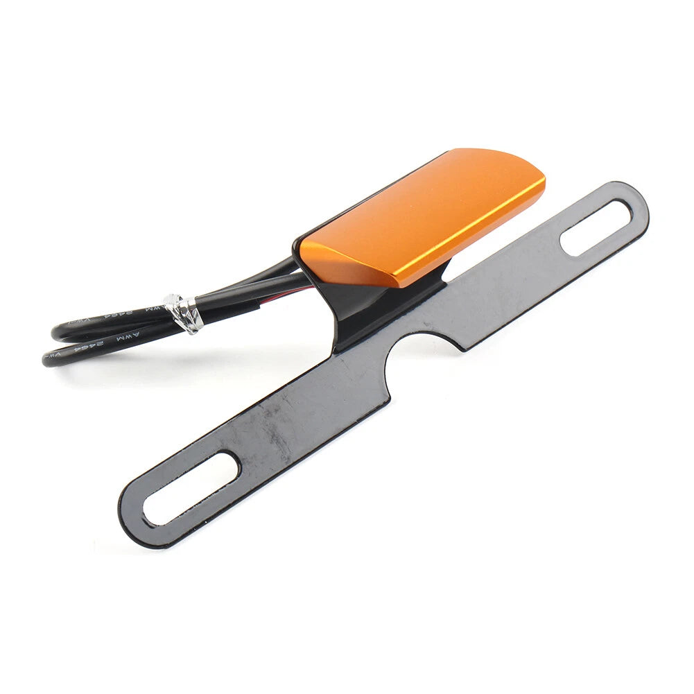 License Plate Mount Holder Bracket with LED Tail Light for Motorcycle