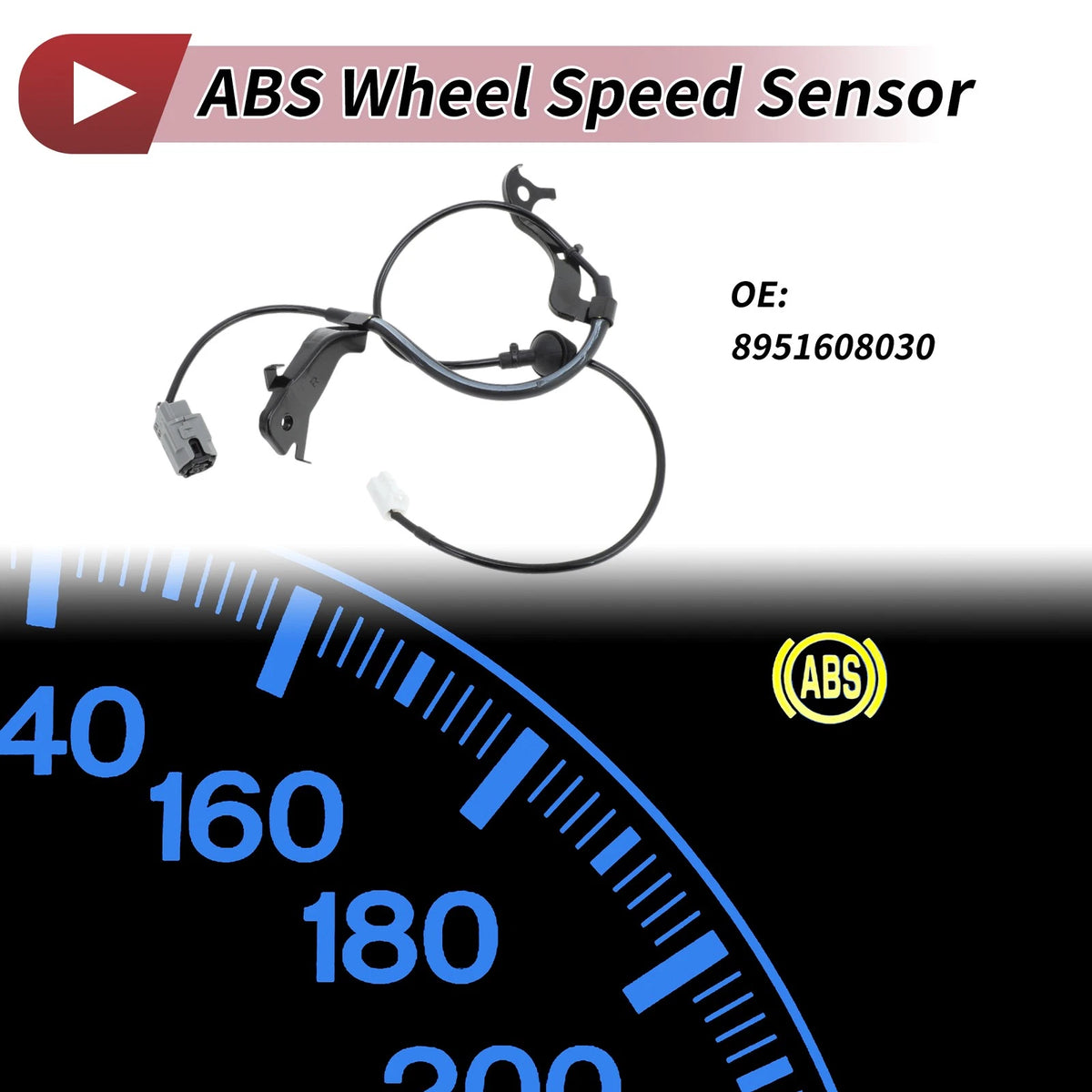 ABS Wheel Speed Sensor No. 8951608030 for Toyota Sienna (2011–2019)