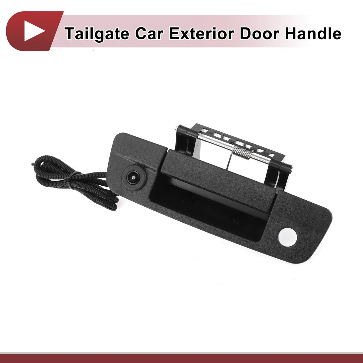 Tailgate Door Handle No. 68197873AA for Ram 1500 2500 3500 (2019–2023) Black