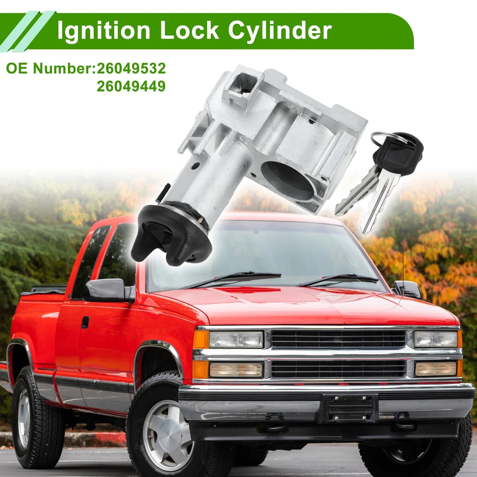 Ignition Lock Cylinder Replacement for Chevrolet C1500 C2500 Suburban (1998–1999)