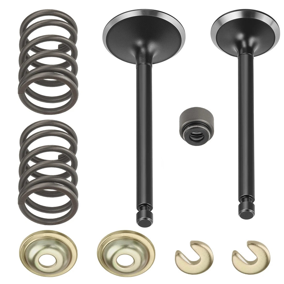 Intake & Exhaust Valve Kit with Springs & Seals for Yamaha Golf Cart G11-G21 (1995–2002)