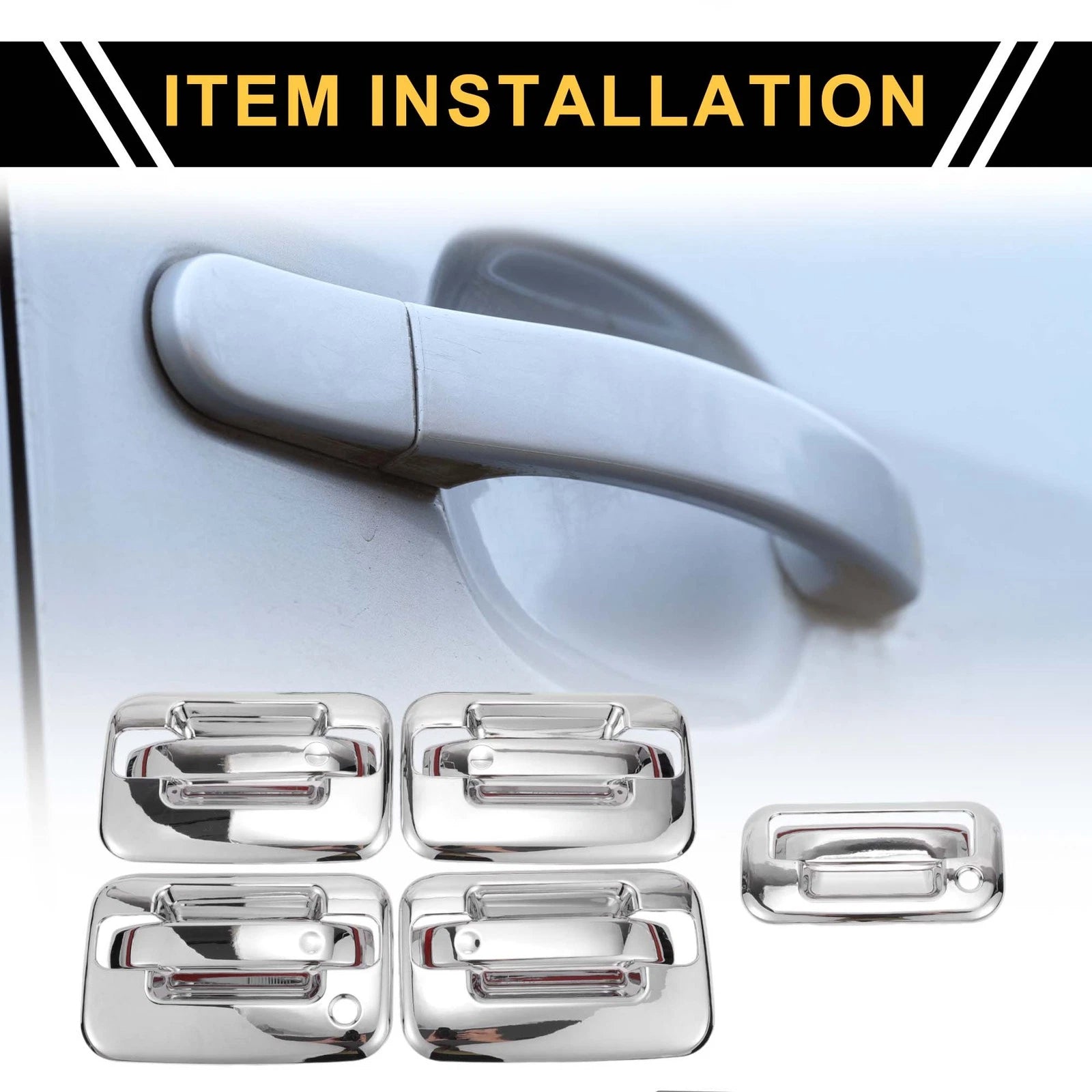 Exterior Door Handle Covers Front Set for Ford F-150 (2004–2014)