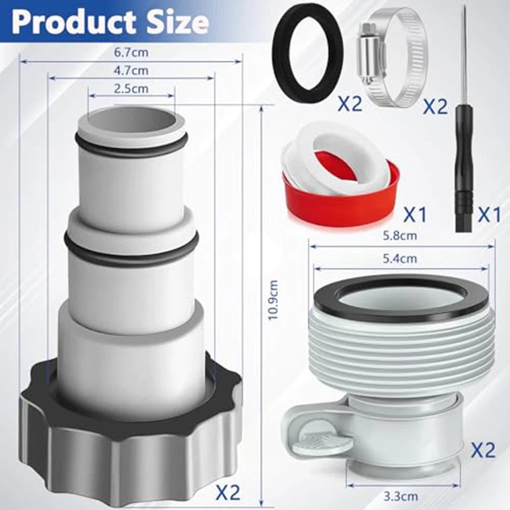 Pool Hose Adapter Kit for Fast Installation