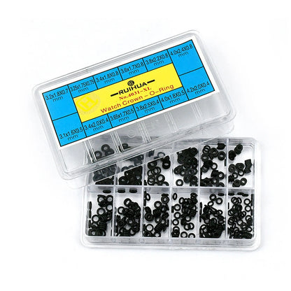 12-Size Waterproof Rubber O-ring Gasket Assortment (300 Pack)