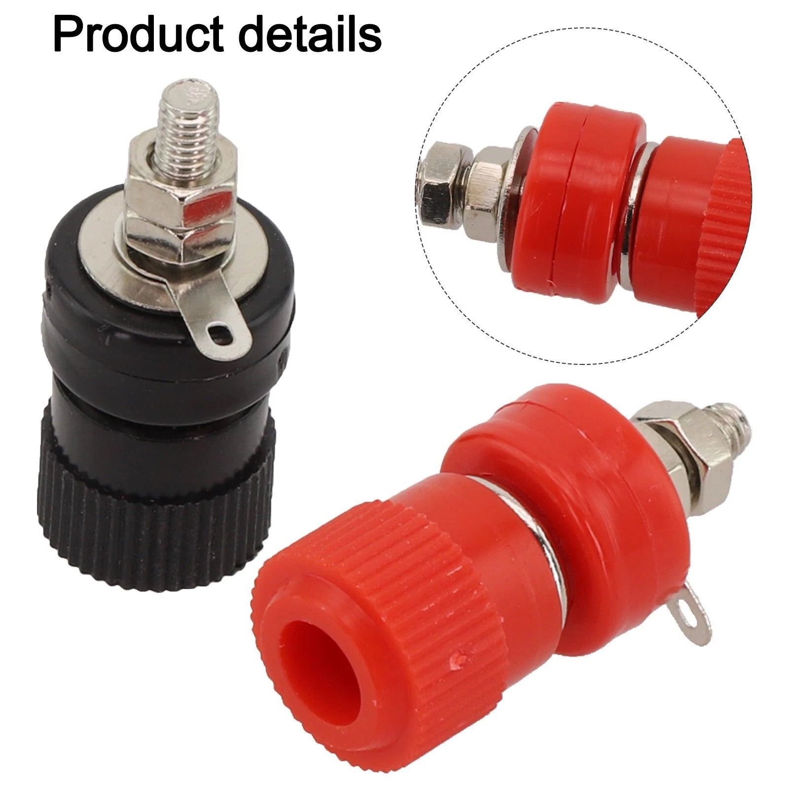 JS999B Terminal Binding Post 4mm Battery Power Connector for