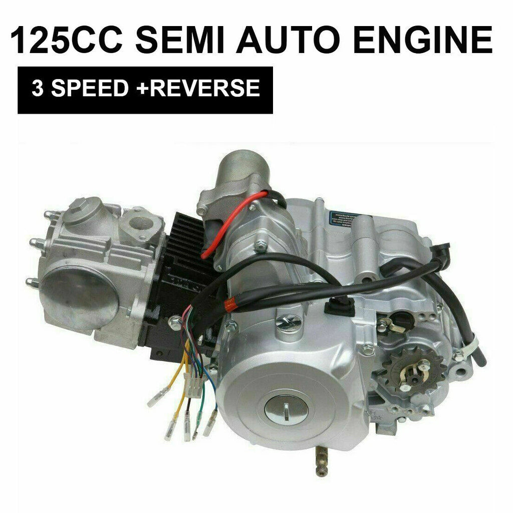 125cc Engine Motor 3 Speed + Reverse for ATV Quad Bike (110cc)
