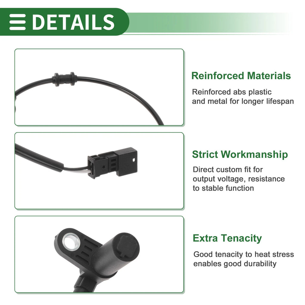 ABS Wheel Speed Sensor for Mercedes-Benz CL500 W215 (2000–2005)