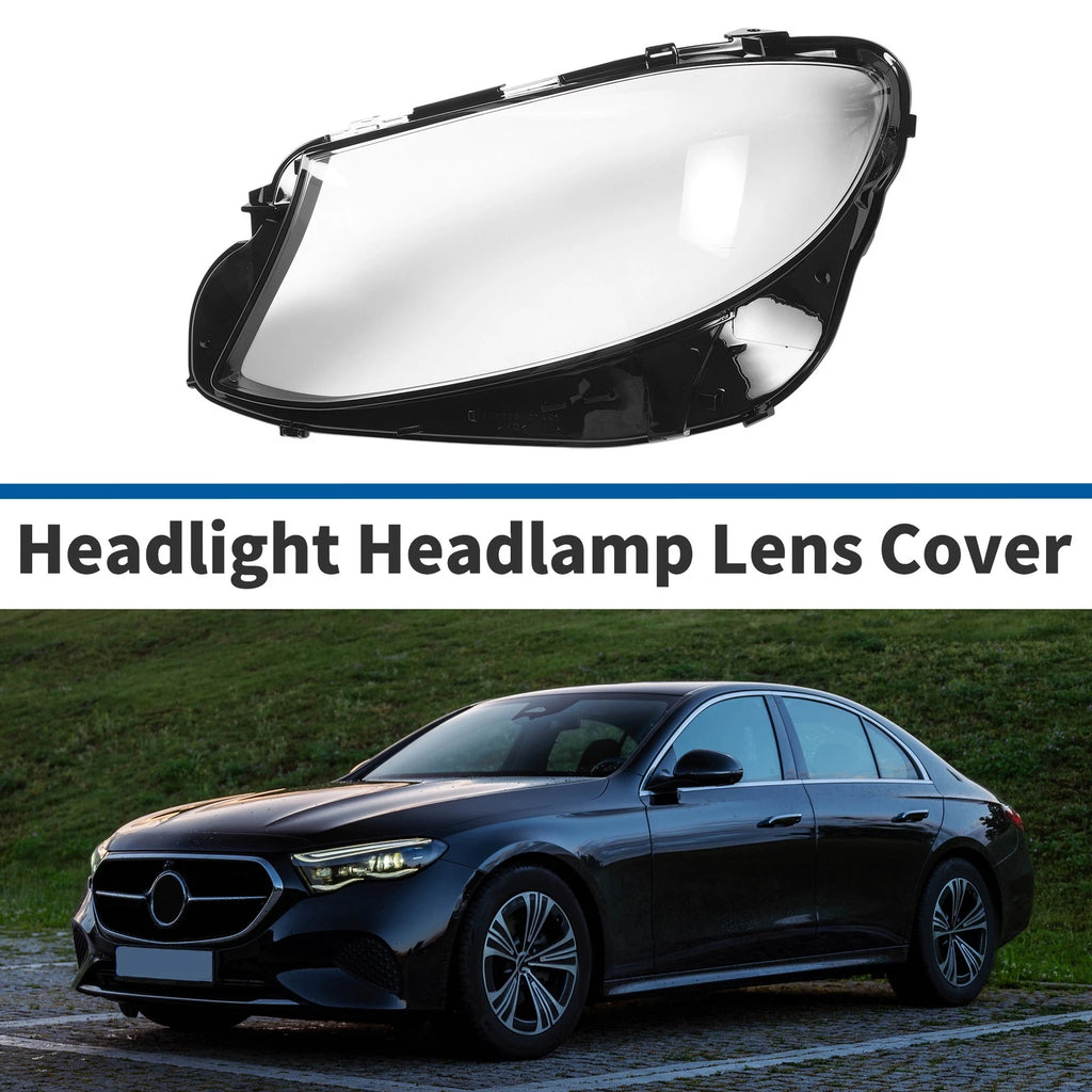 Headlight Lens Cover Front Left for Mercedes-Benz E-Class (2016–2021)
