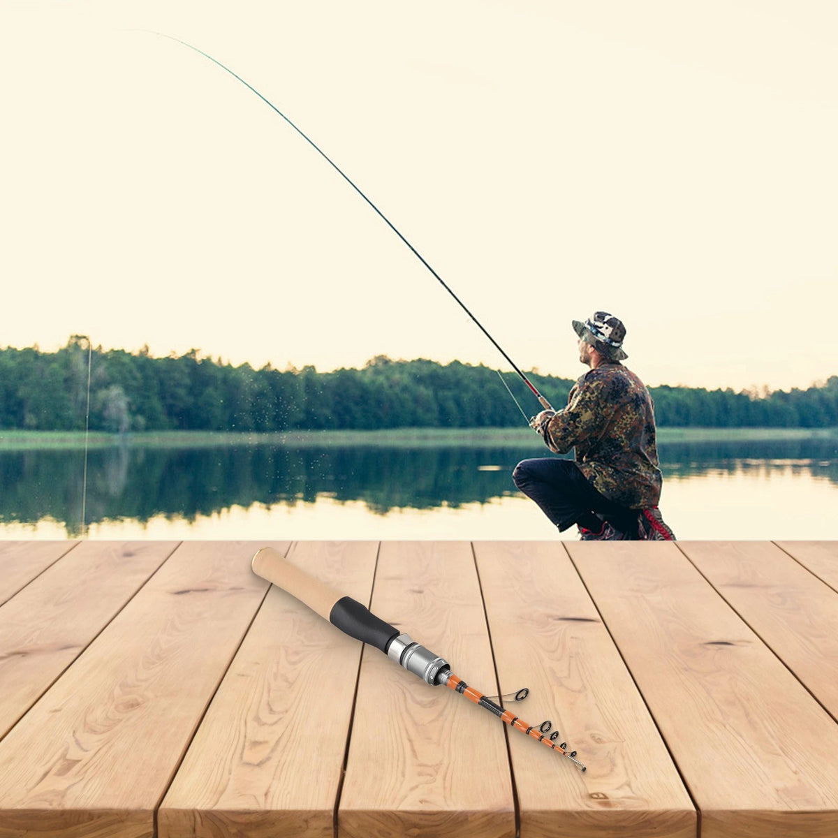 1 65M Telescoping Fishing Rod for Fishing (No Year Range)