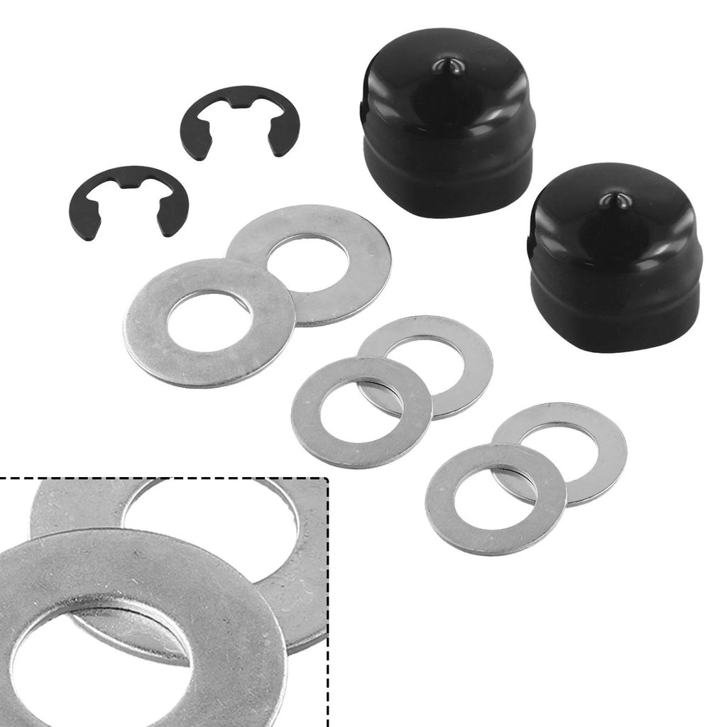 2X E-Clips Hubs Hardware Kit for Front Wheel Bushing (9040H)