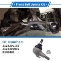 2X Front Lower Ball Joints for Mercedes-Benz E-Class (2009–2016) No. 2123300135