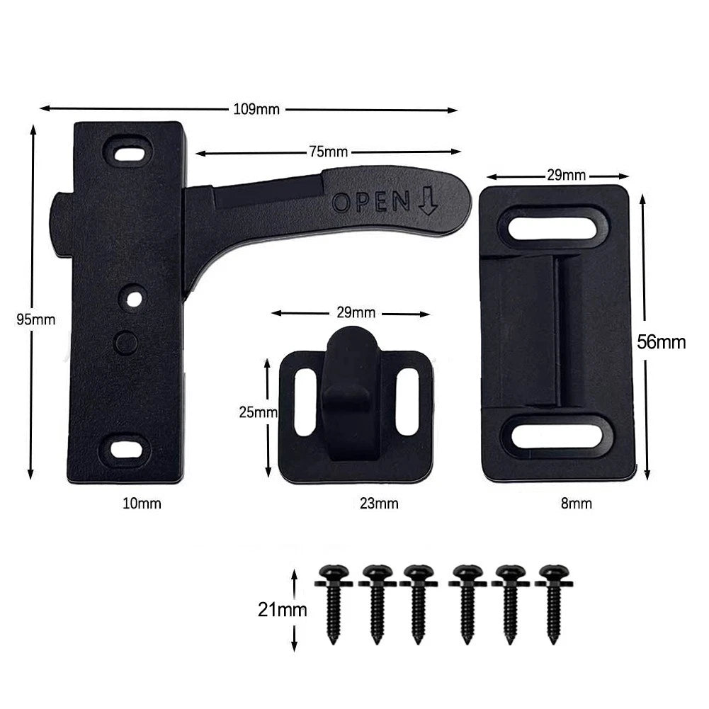 Right Hand Camper Screen Door Latch for