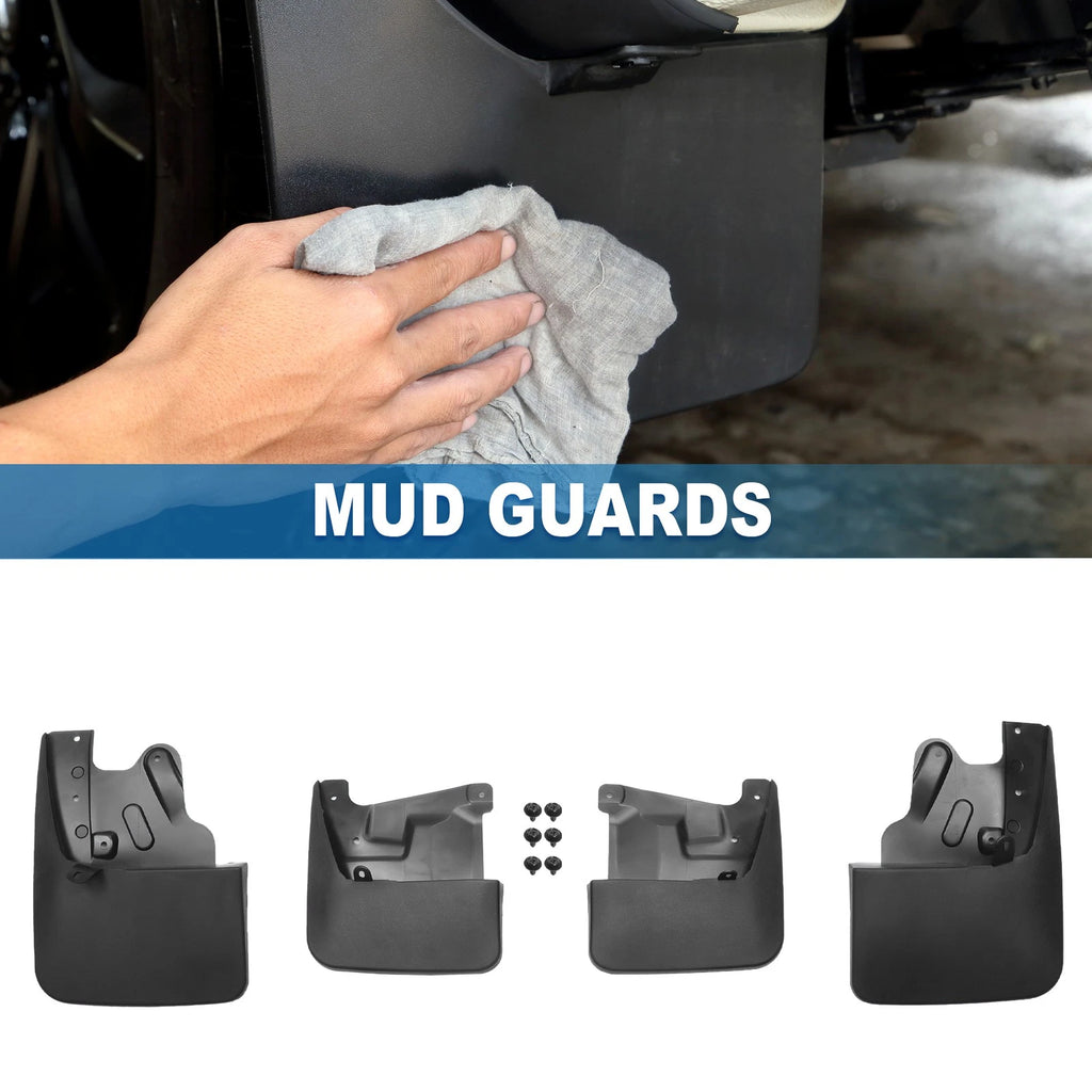 Mud Flaps Splash Guards Replacement Set for Toyota Tundra (2022–2024)