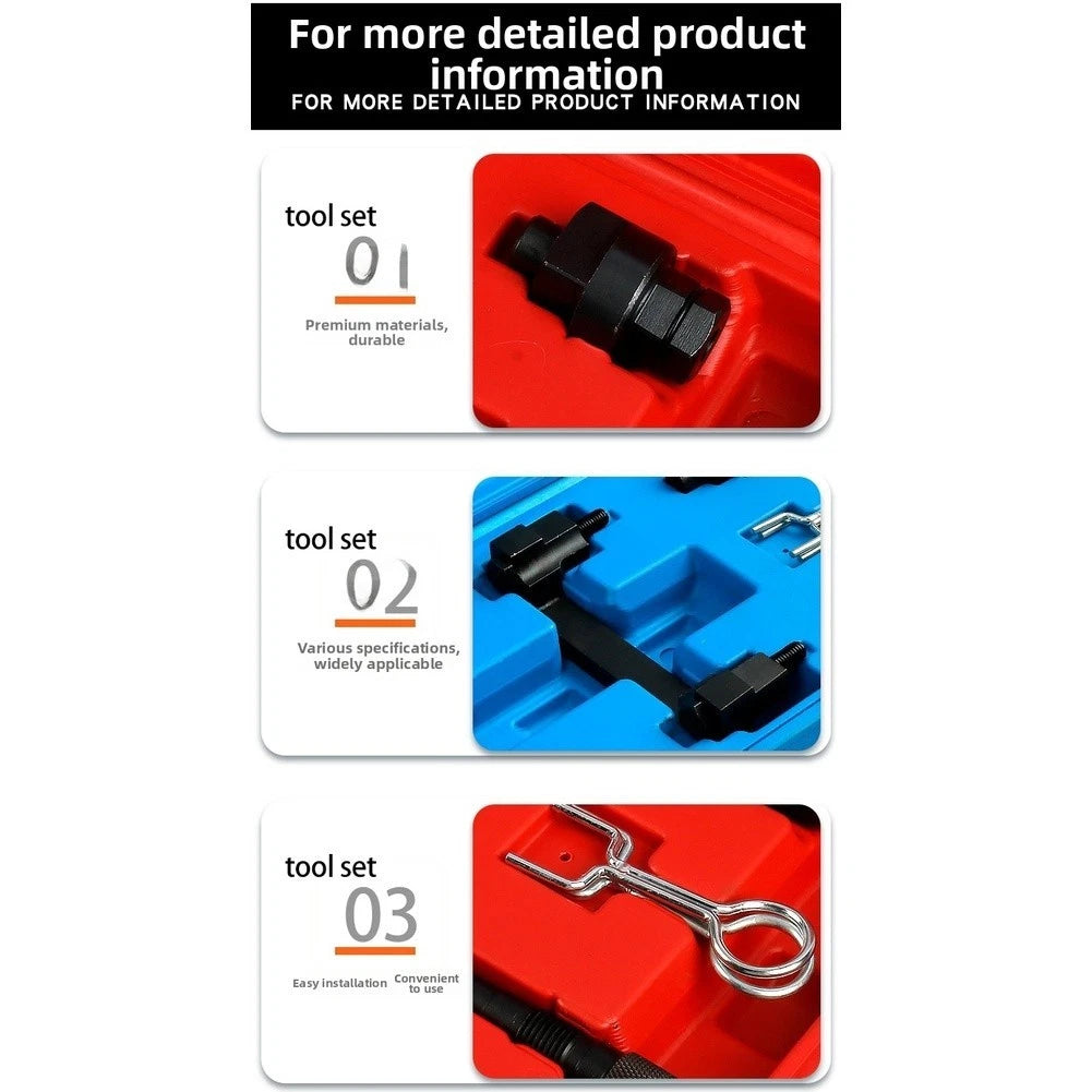 6 Piece Timing Tool Set for 2.4L 3.2L V6 V8 V10 Engine Service
