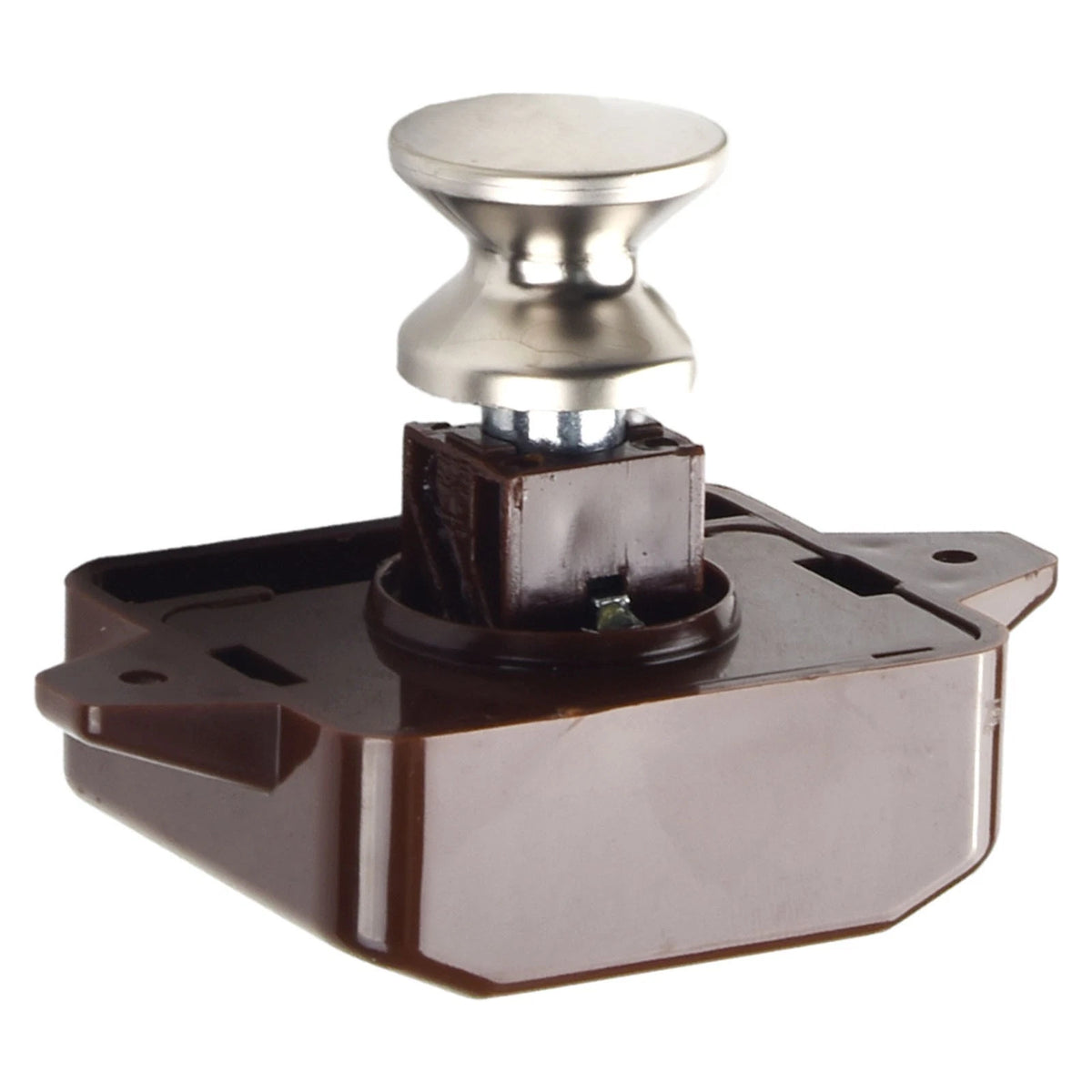 Push Button Lock for Land Furniture Drawers, Doors, Cabinets, RV