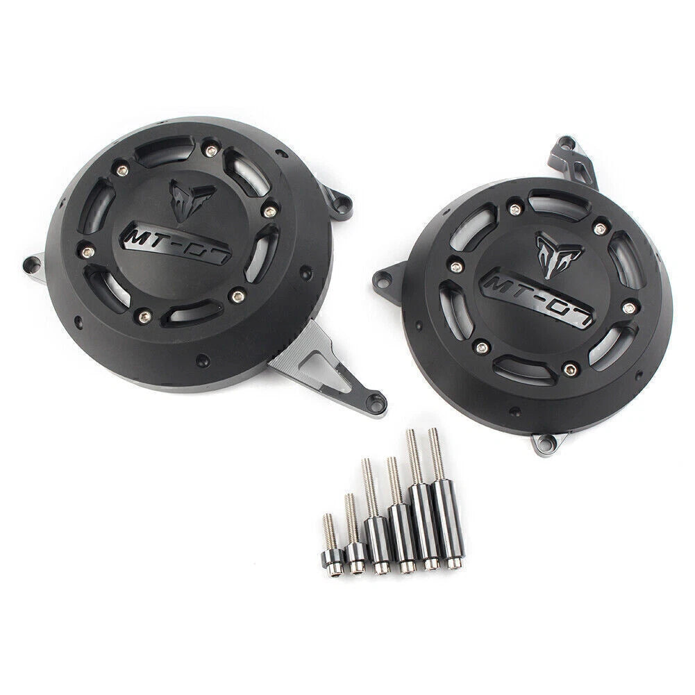 Titanium Engine Cover Stator Protector for Yamaha MT-07 FZ-07 (2014–2016)