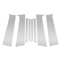 Pillar Window Trim Kit 8 Pieces for Chevy Trax (2015–2020) Silver Tone