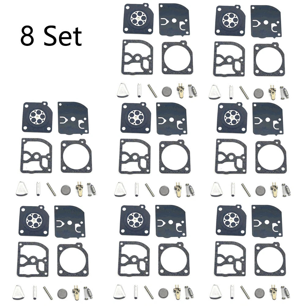 Set of 8 Carburetor Repair Kits for Stihl 20T 021 023 025 FS300 FS350 Zama RB-41